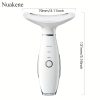 Nuakene Face & Neck Skin Care Beauty Meter, Rechargeable Vibrating Heating Massager, Home Neck & Facial Massage Tool, Skin Care Gift for Women - Image 5
